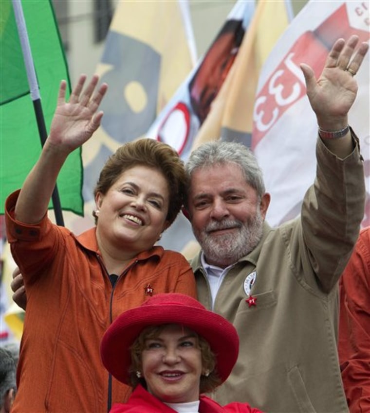 Dilma Rousseff, Luiz Inacio Lula da Silva, Marisa Leticia Silva